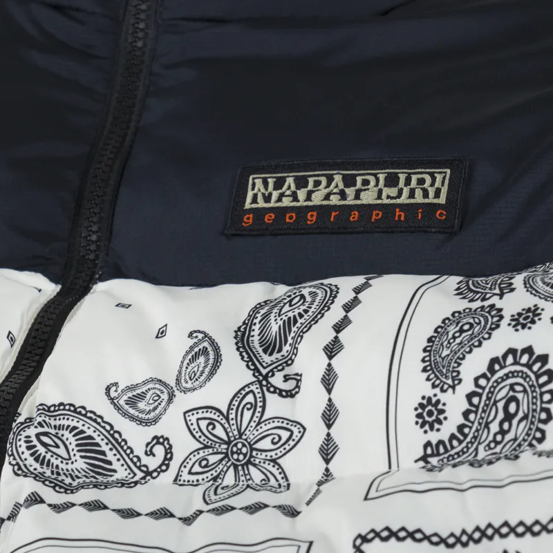 Napapijri Holiday Winter Down Jacket White Bandana-6