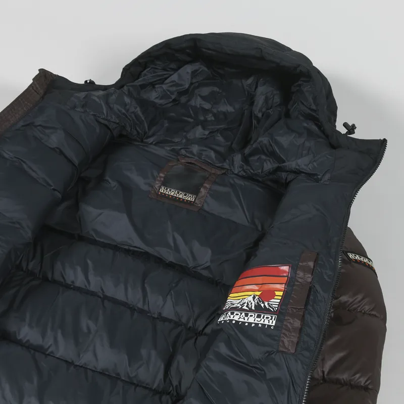 Napapijri Hornelen Jacket Brown Ebony-4