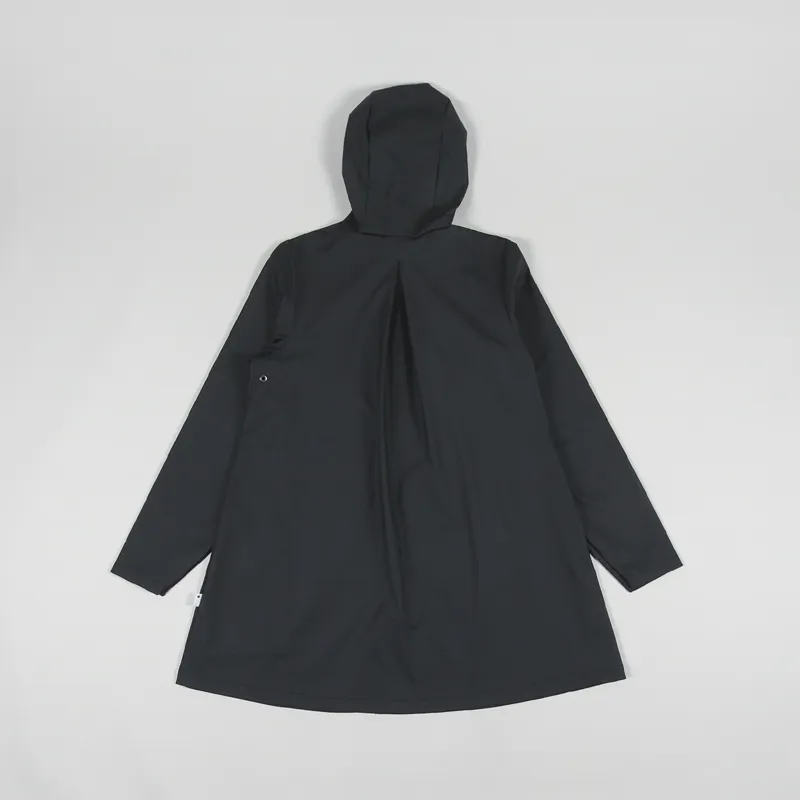 Rains Womens A-line Jacket Black-6