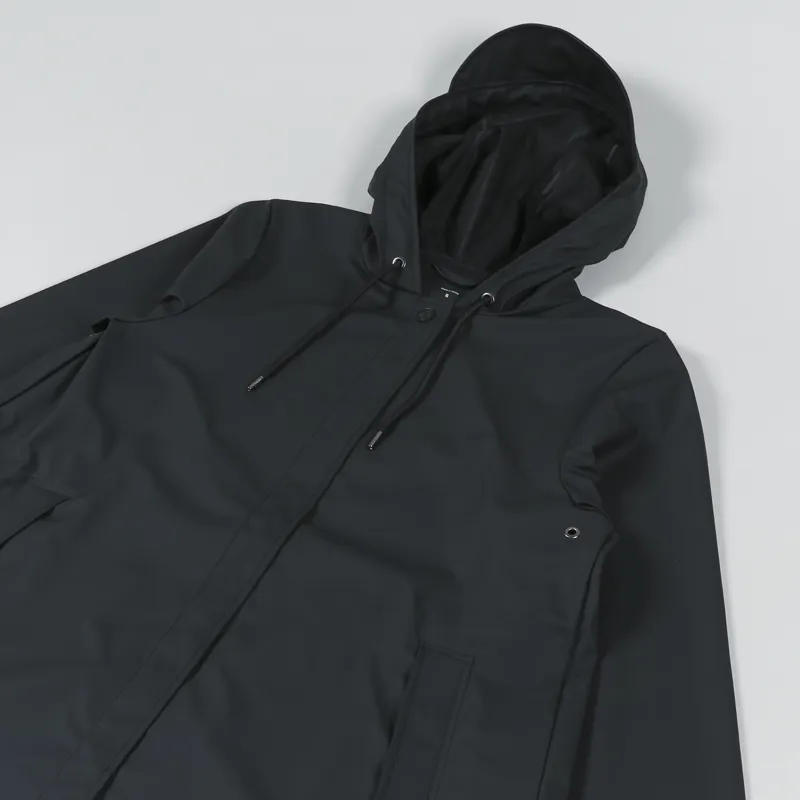 Rains Womens A-line Jacket Black-7