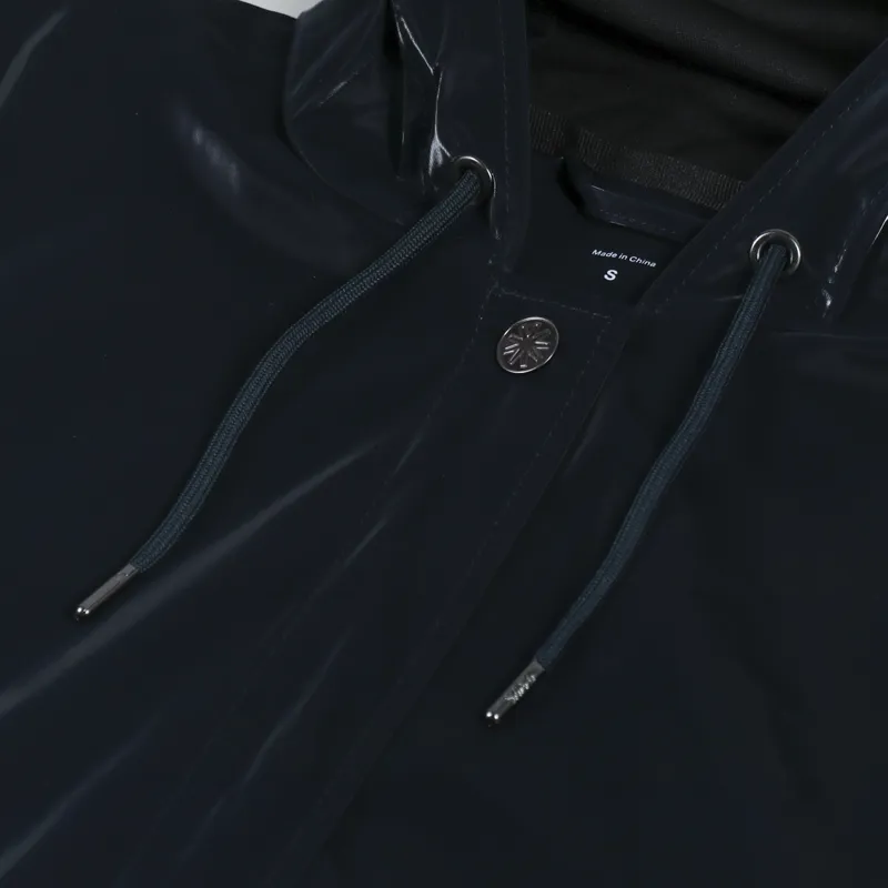 Rains Womens Waterproof Aline Jacket Ink Blue