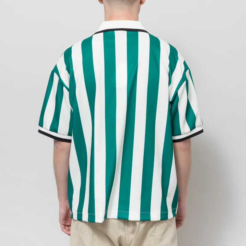 Goodies Sportive About Love Football T Shirt Green Ecru-2