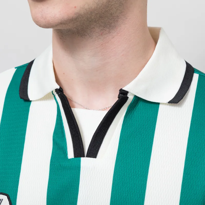 Goodies Sportive About Love Football T Shirt Green Ecru-3