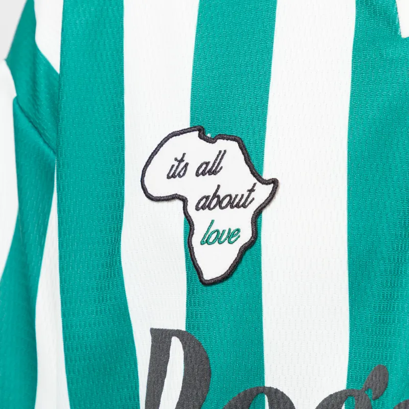 Goodies Sportive About Love Football T Shirt Green Ecru-6