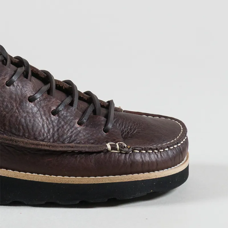 Zardus Alves II Leather Shoes Dark Brown-5