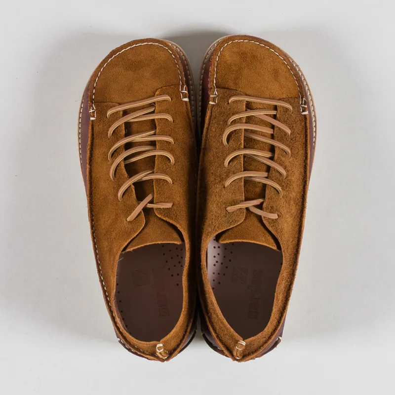 Zardus Alves II Suede Leather Shoes Chestnut-6