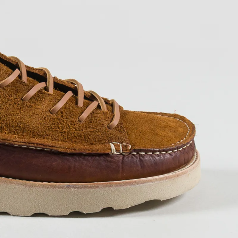 Zardus Alves II Suede Leather Shoes Chestnut-5