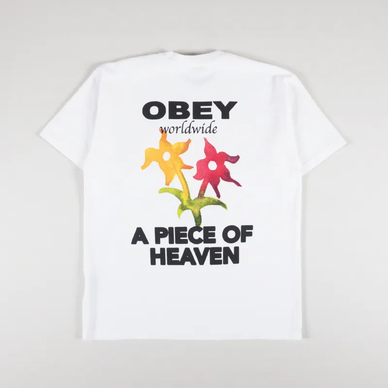 Obey A Piece Of Heaven T Shirt White