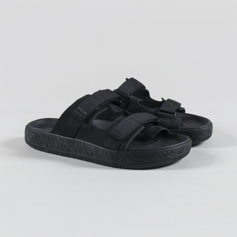 Veja Arpoador Suede Sandals Full Black