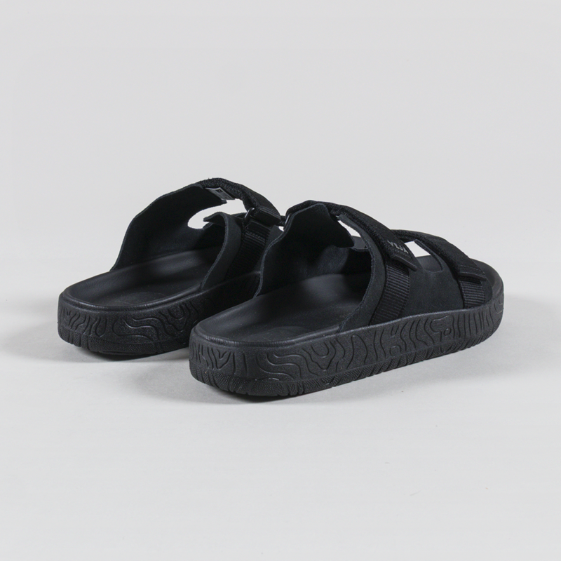 Veja Arpoador Suede Sandals Full Black-1