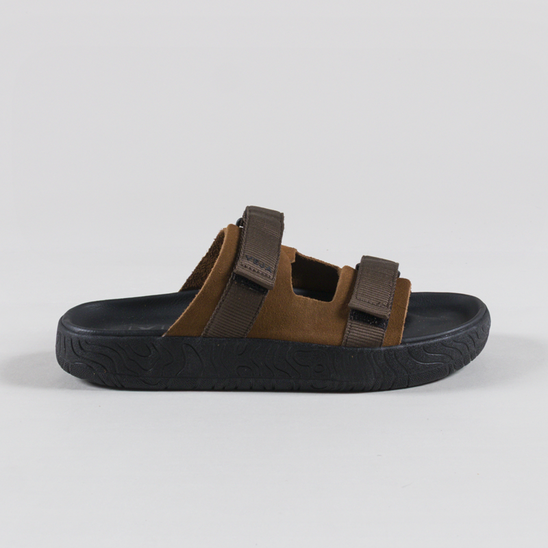 Veja Arpoador Suede Sandals Cognac Eagle Black-2