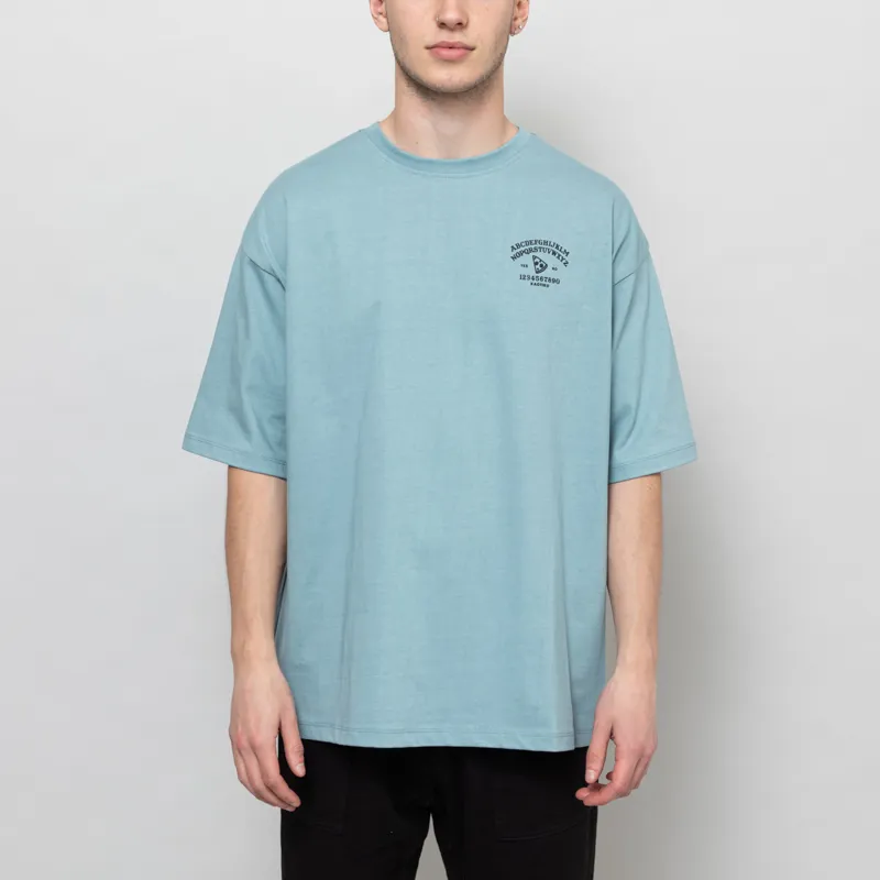 Kaotiko Lucys Pizza T Shirt Steel-2