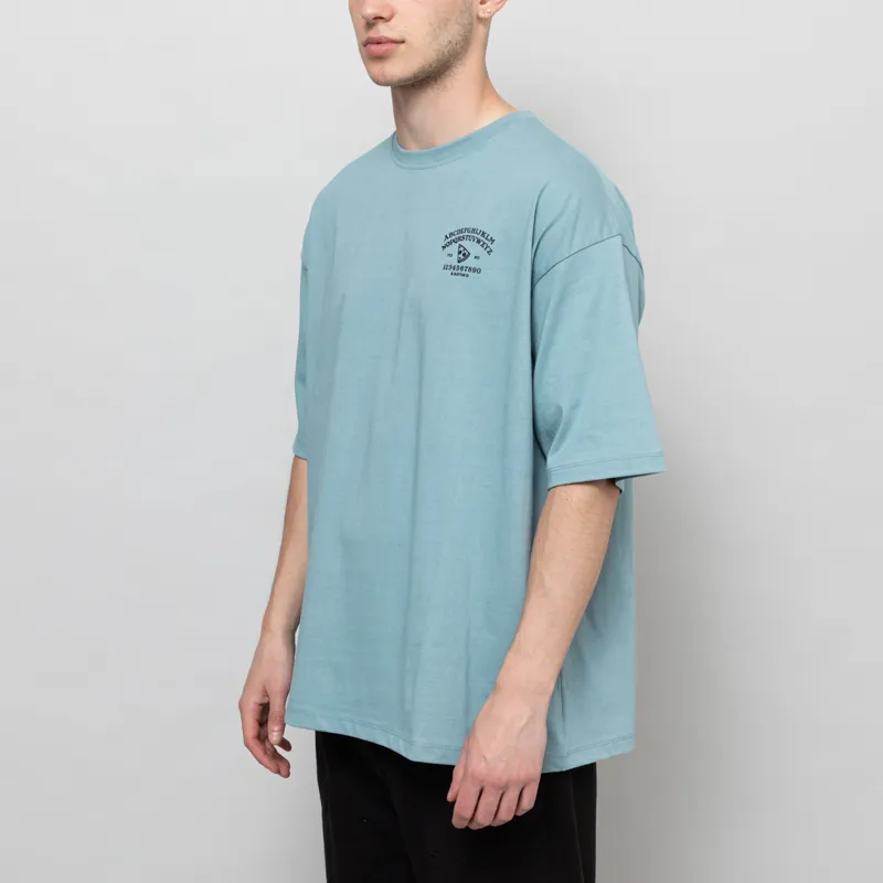 Kaotiko Lucys Pizza T Shirt Steel-4