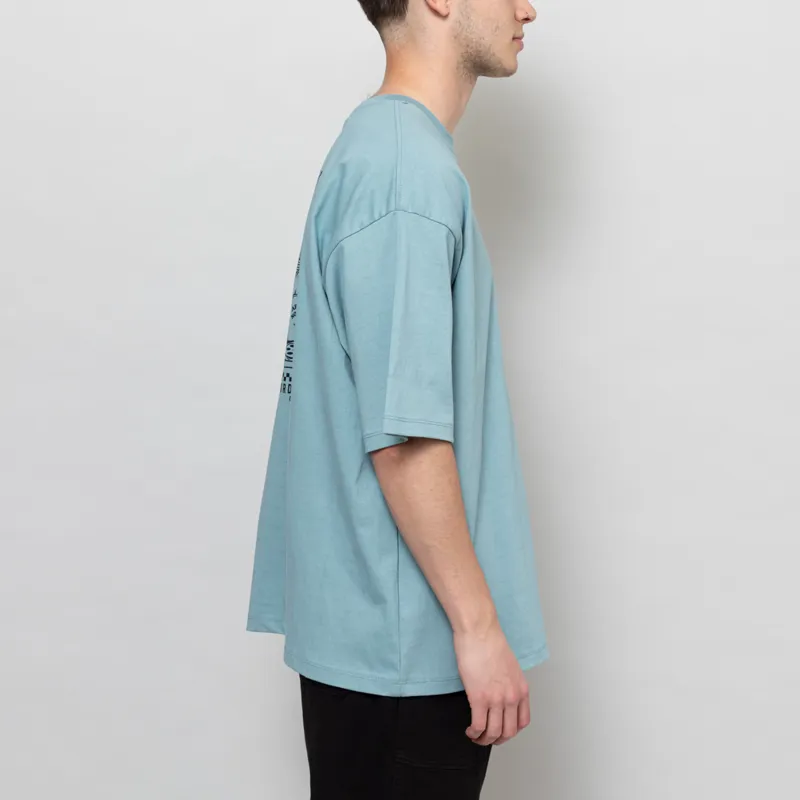 Kaotiko Lucys Pizza T Shirt Steel-1