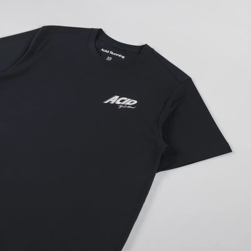 Acid Running Good Pace T Shirt Black-3