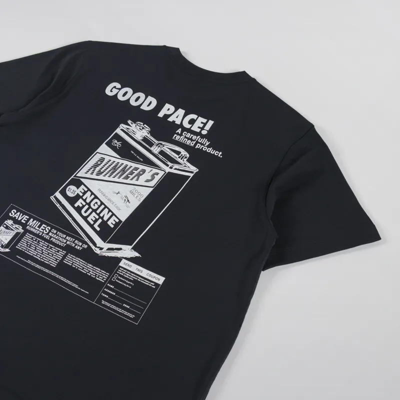 Acid Running Good Pace T Shirt Black-2
