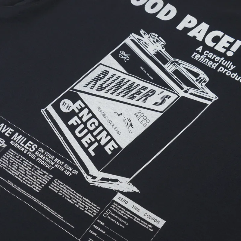 Acid Running Good Pace T Shirt Black-6