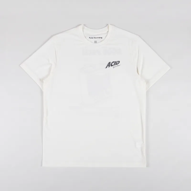 Acid Running Good Pace T Shirt Bone-1