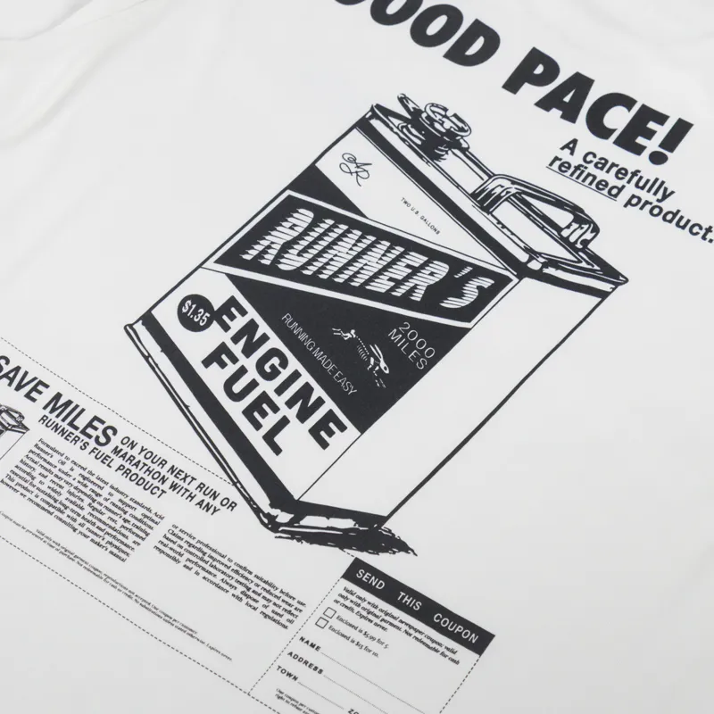 Acid Running Good Pace T Shirt Bone-6