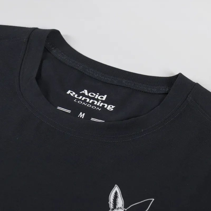 Acid Running Long Sleeve T Shirt Black-4