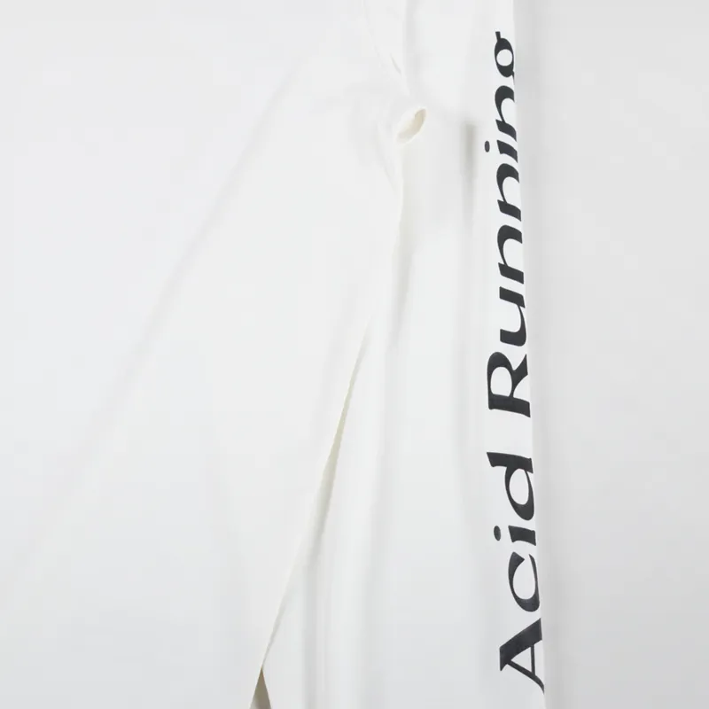 Acid Running Long Sleeve T Shirt Bone-10