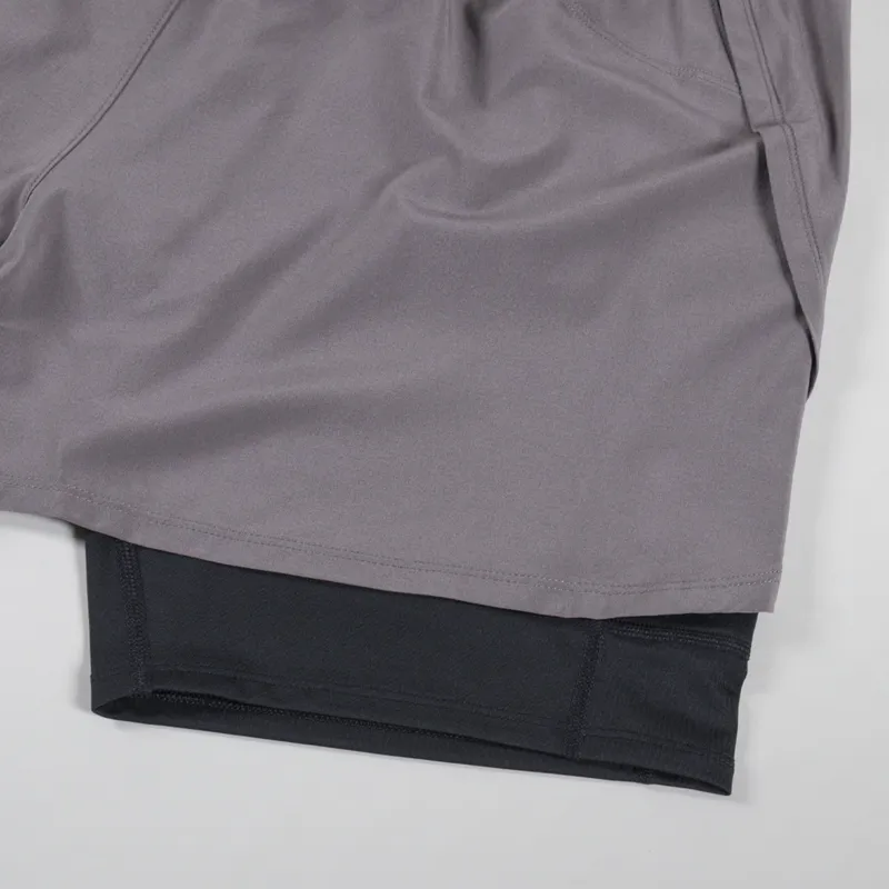 Acid Running 2-in-1 Shorts Taupe-8