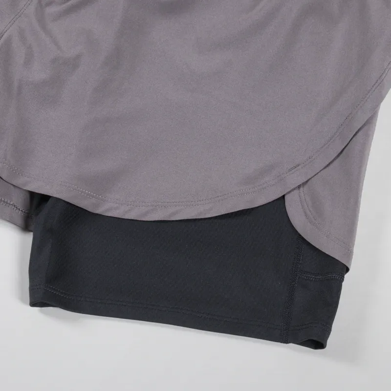 Acid Running 2-in-1 Shorts Taupe-9