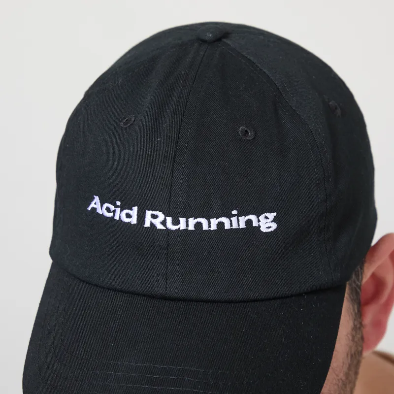 Acid Running Logo Cap Black-3