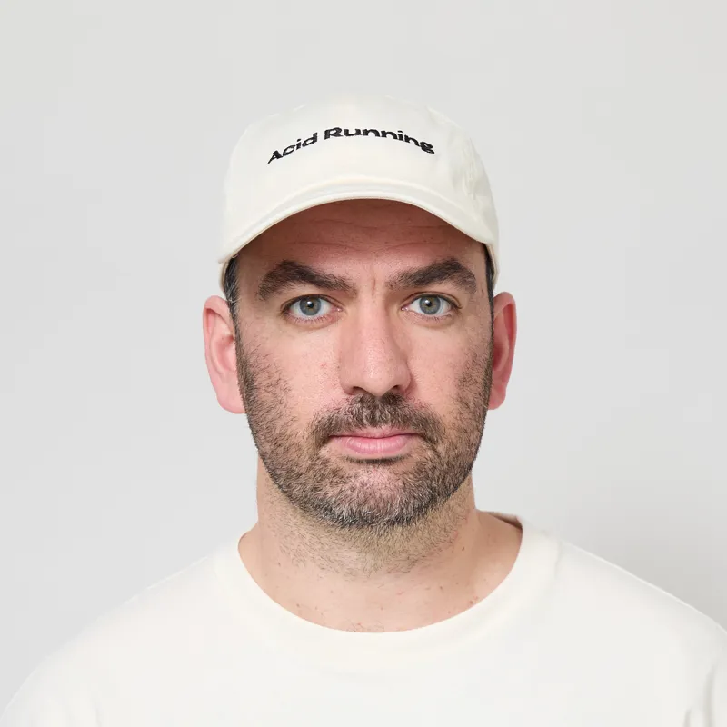Acid Running Logo Cap Bone-1