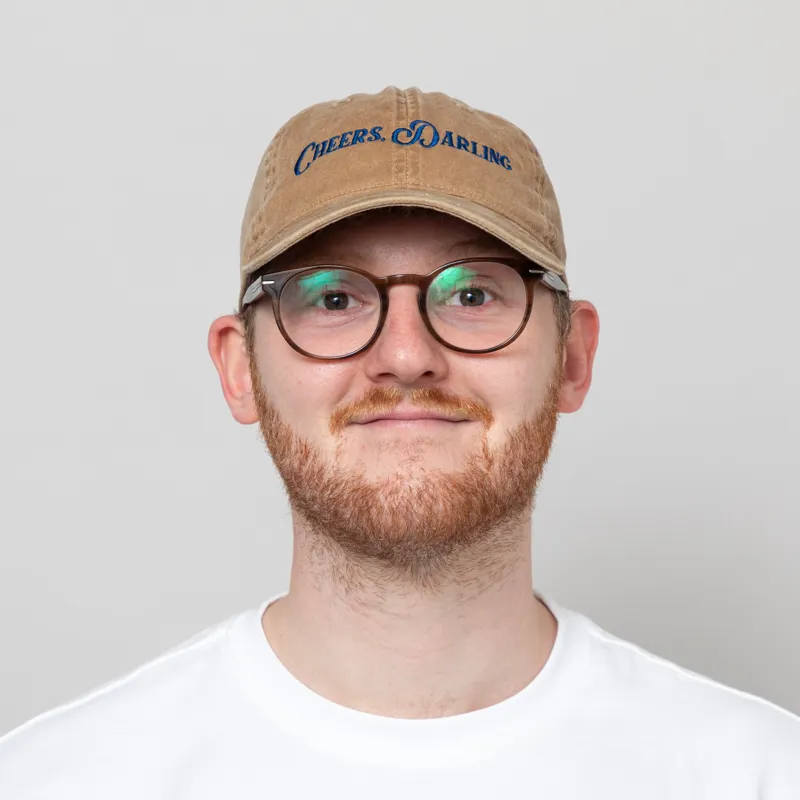 Kaotiko Cheers Darling Cap Washed Dark Camel-1