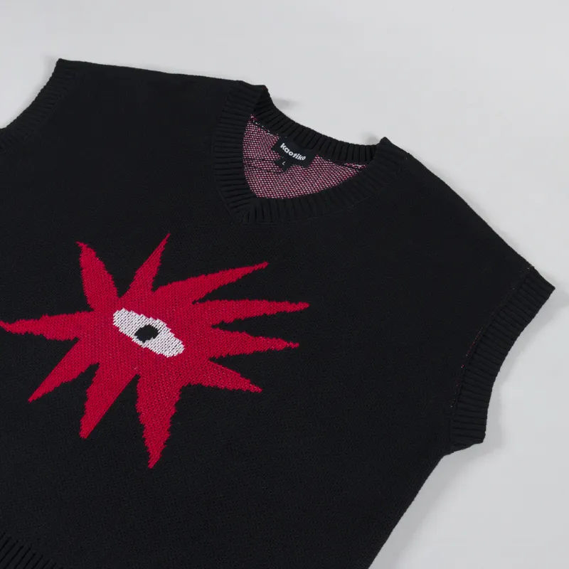 Kaotiko Tricky Love Vest Black-2