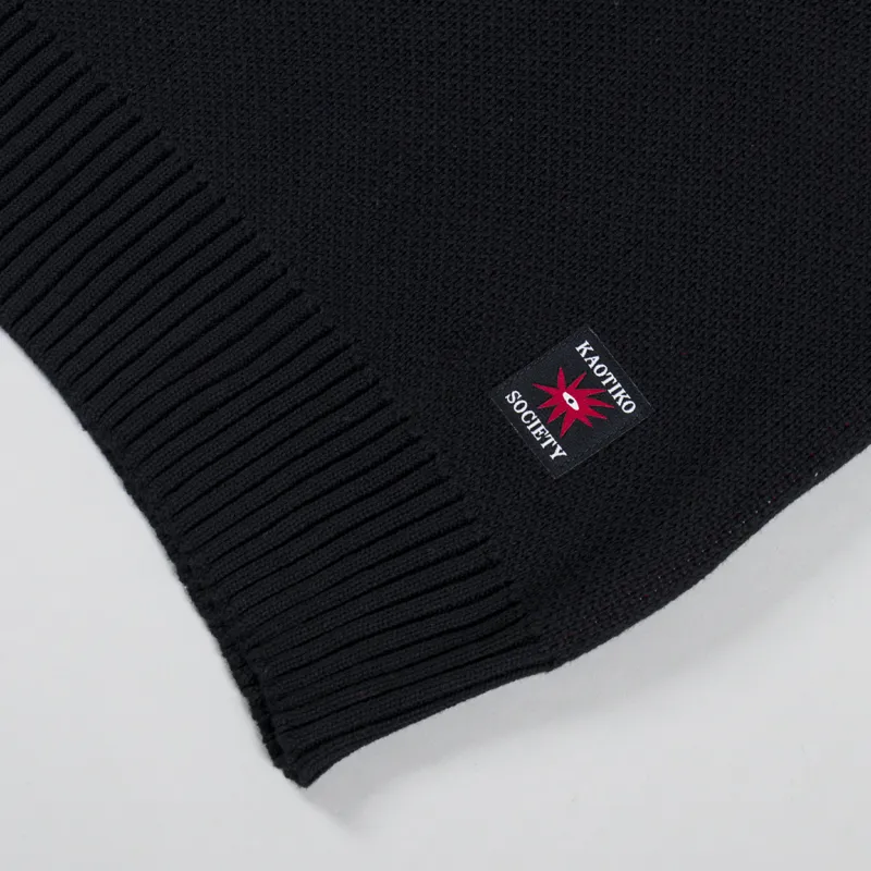 Kaotiko Tricky Love Vest Black-5