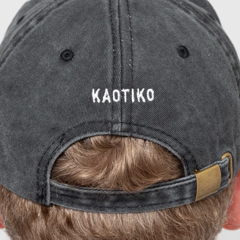 Kaotiko Dalian Cap Washed Black-4