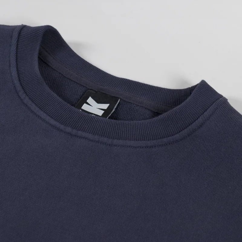 Kaotiko Washed Cocktail Man Sweatshirt Navy-2