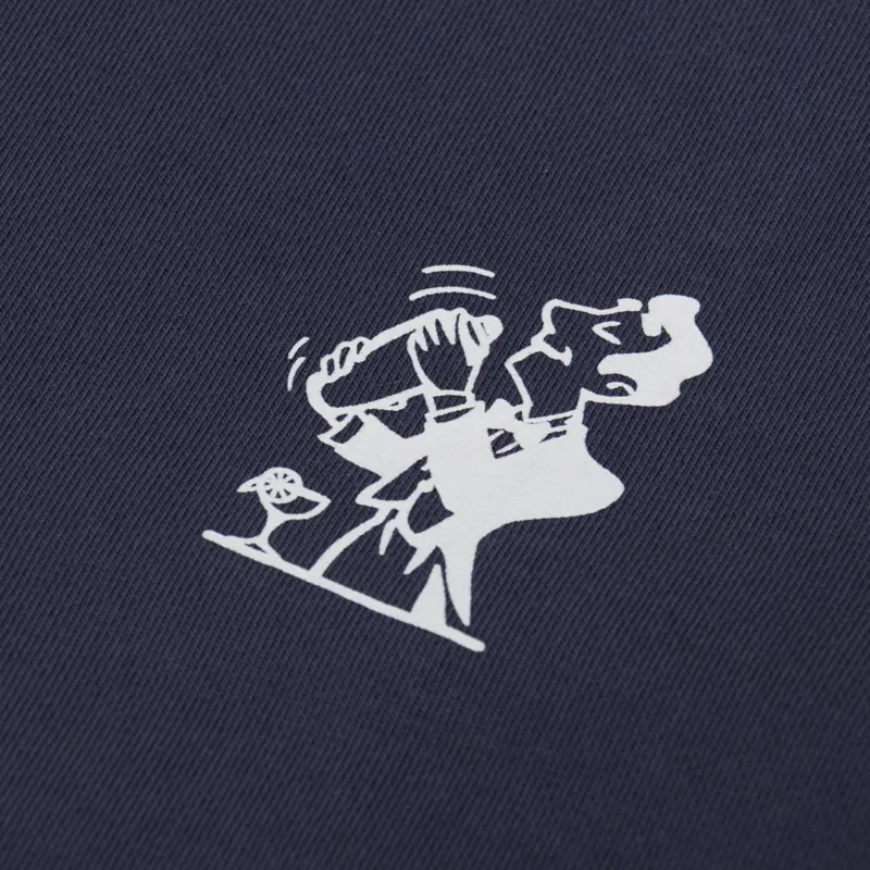 Kaotiko Washed Cocktail Man Sweatshirt Navy-6