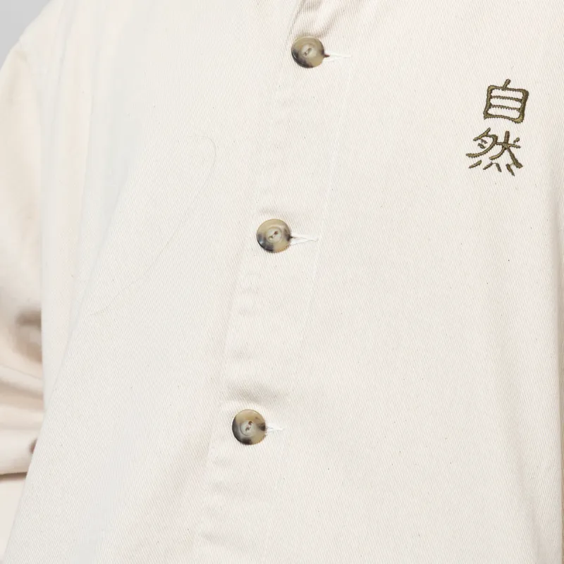 Kaotiko Pockets Embroidered Jacket Camelia Ivory-6