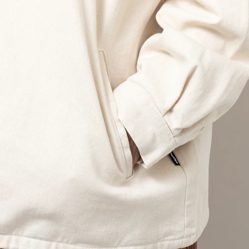 Kaotiko Pockets Embroidered Jacket Camelia Ivory-9