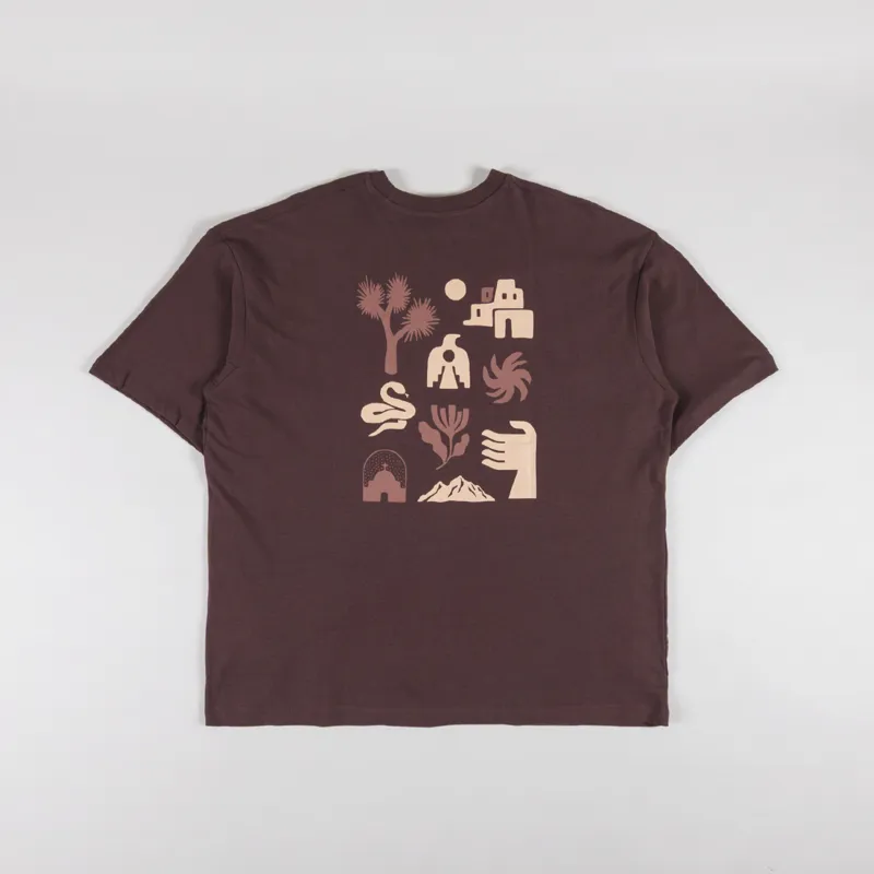 Kaotiko Element West T Shirt Brown