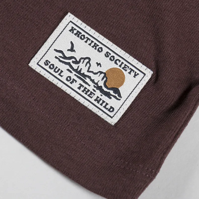 Kaotiko Element West T Shirt Brown-6