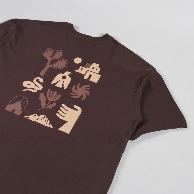 Kaotiko Element West T Shirt Brown-2