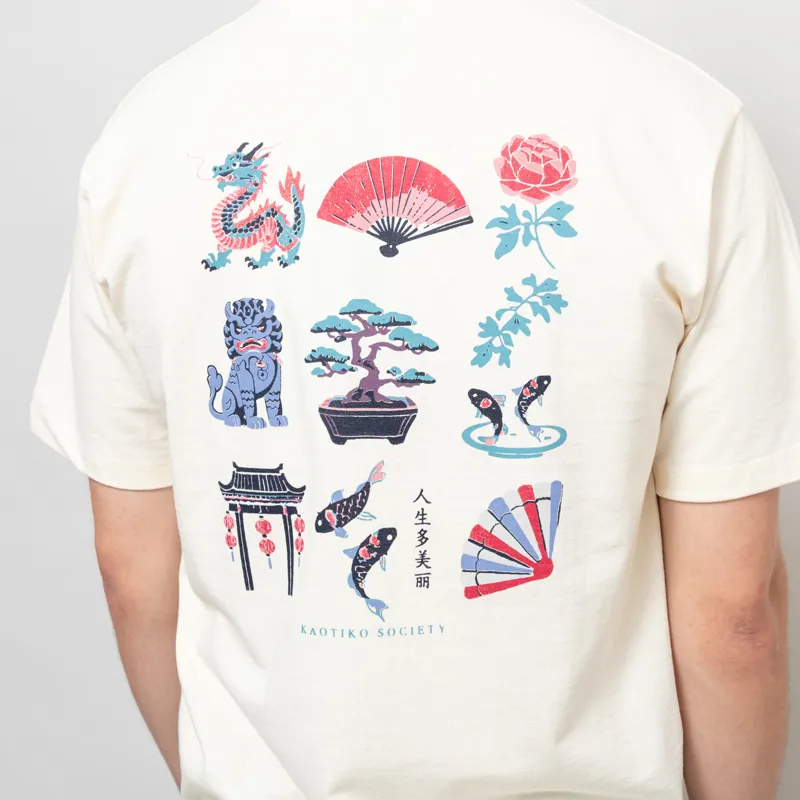Kaotiko Bonsai T Shirt Ivory-5
