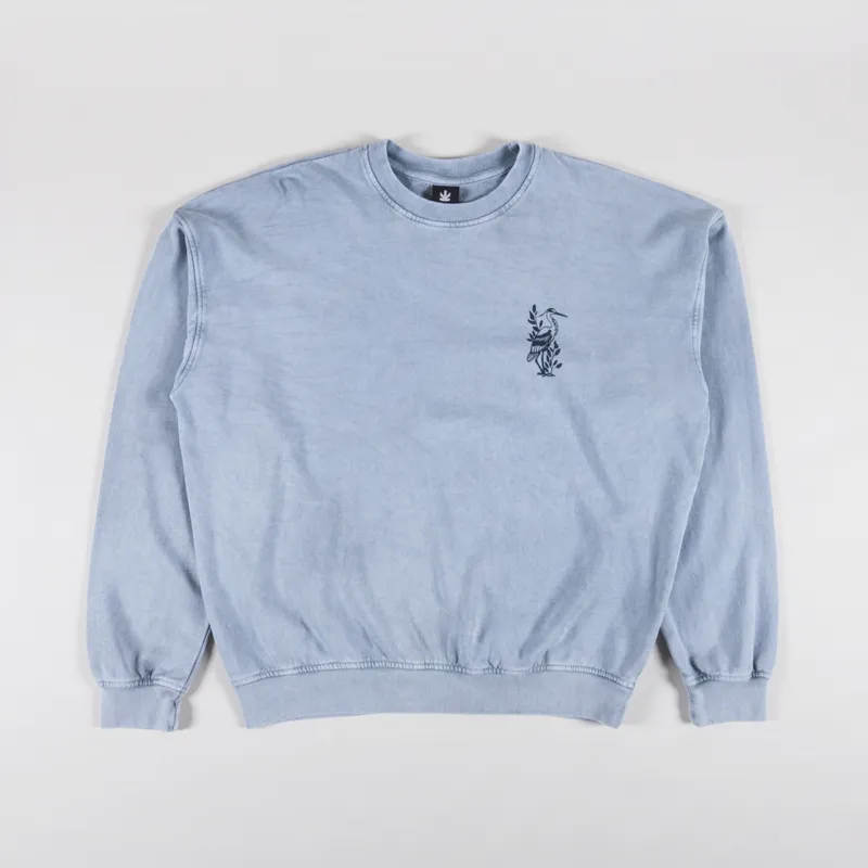 Kaotiko Washed Lotus Sweatshirt Steel-1