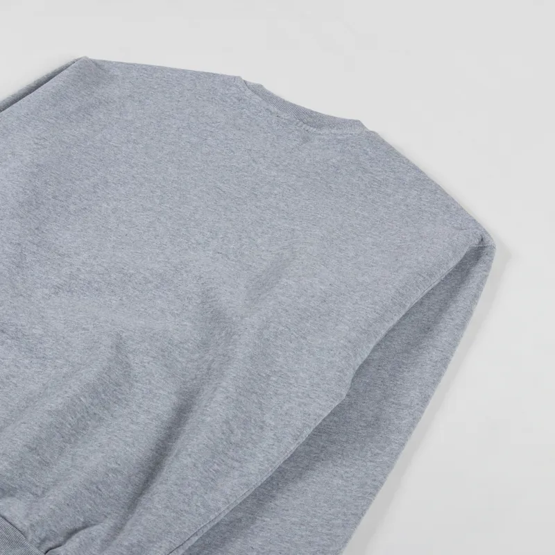 Aries J'Adoro Ransom Sweatshirt Grey Marl-3