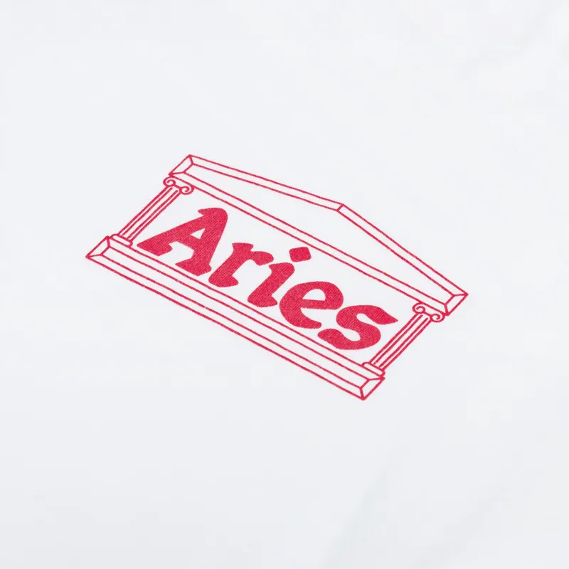 Aries Temple T Shirt White-2
