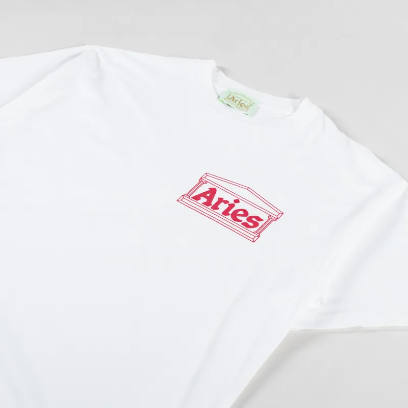 Aries Temple T Shirt White-1