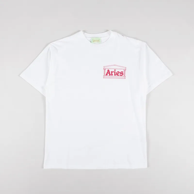 Aries Temple T Shirt White