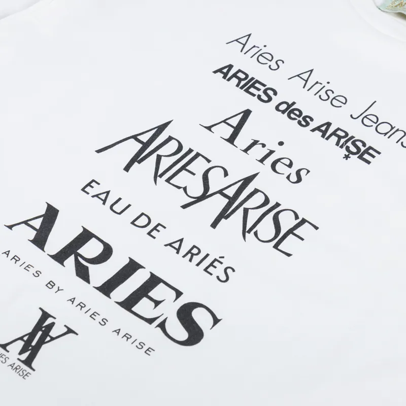 Aries Perfume T Shirt White-2