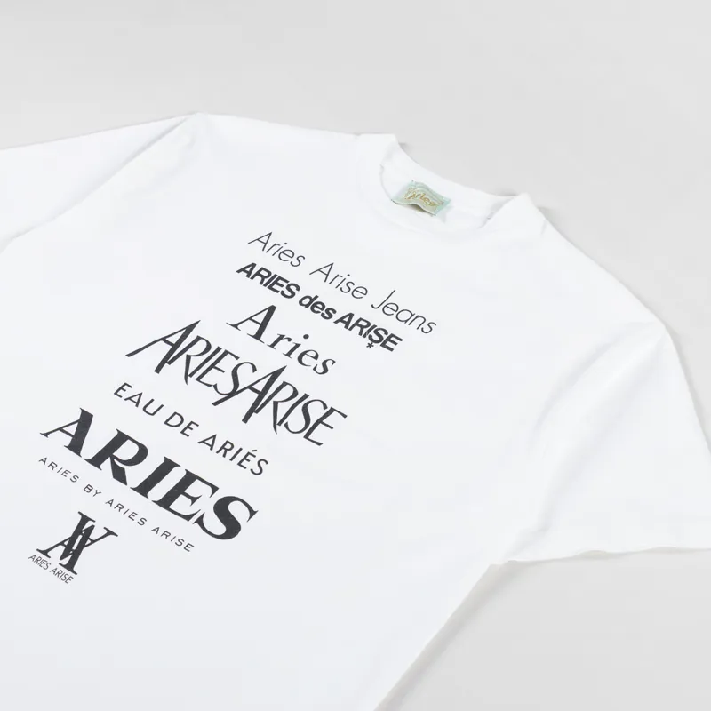 Aries Perfume T Shirt White-1