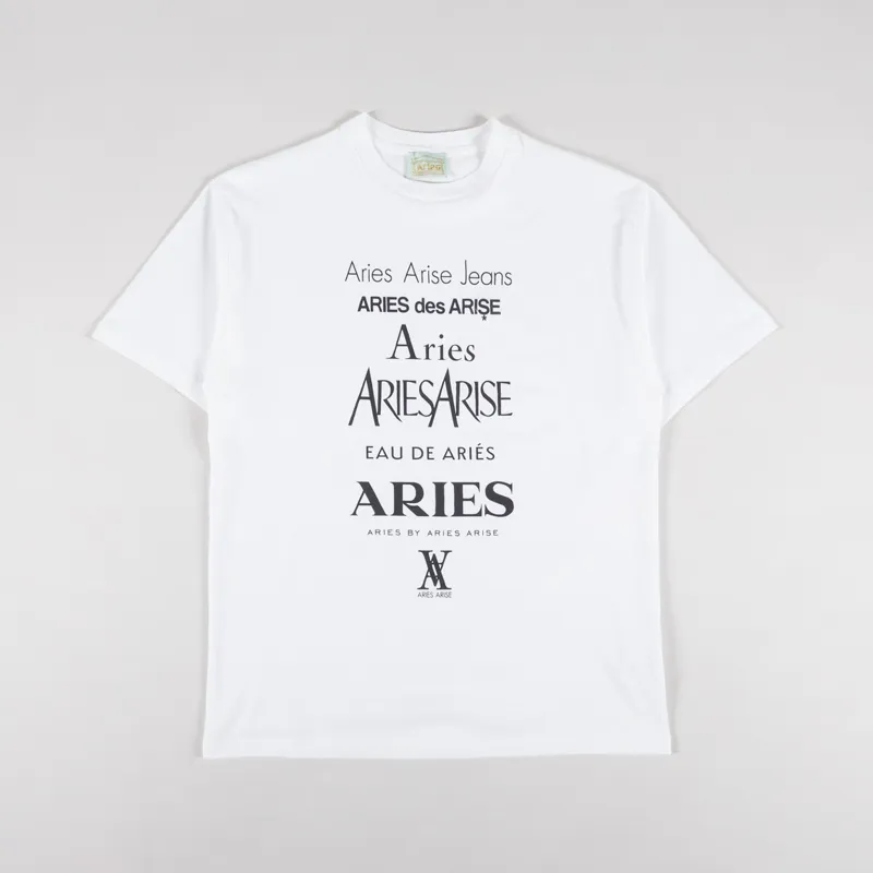 Aries Perfume T Shirt White