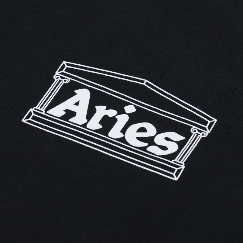 Aries Temple Long Sleeve T Shirt Black-4